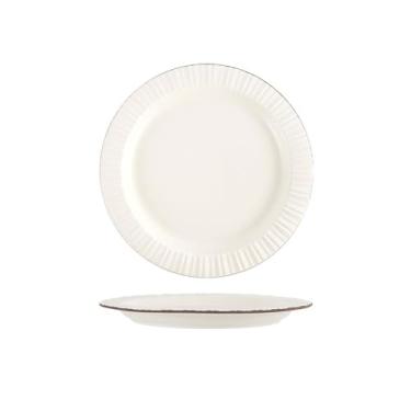 Imagem de URGDWEKJY Pratos de jantar prato de cerâmica nórdica prato prato de bife doméstico prato de comida ocidental prato de hotel restaurante prato de sobremesa prato lateral bandeja de jantar (B)