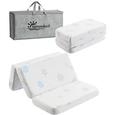 Imagem de Ganondorf 96 cm x 66 cm, pacote com três dobras, colchão N Play, colchão de espuma viscoelástica dupla face para bebê