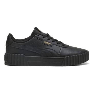 Imagem de PUMA Tênis feminino Carina 3.0 com cadarço casual - preto, Preto, 40