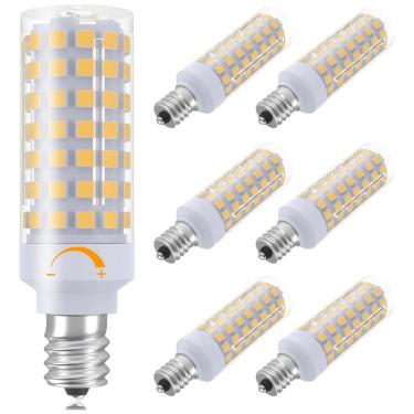 Imagem de Lâmpada Led T6, na Cor Branca Quente 3000K, 60W, 6 Un, 110v, TAIYALOO SAF E12 88 2835 WW 6p, Branco