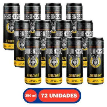 Imagem de Cerveja Eisenbahn Pilsen Puro Malte Unfiltered Lata 350ml com 72 unida