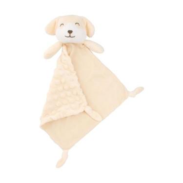Imagem de Naninha Bebê Textura Cachorro Pimpolho, Bege