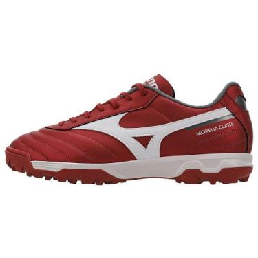 Imagem de Chuteira de Campo Mizuno Morelia Classic AS Masculina, Vermelho, 38