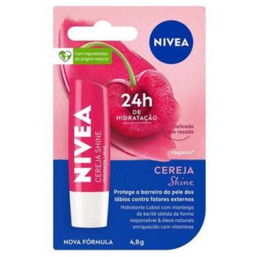 Imagem de Hidratante Labial Nivea Cereja Shine 4,8g, 1, 4,8g