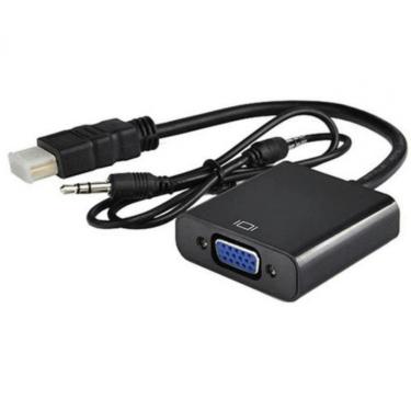 Imagem de Cabo Adaptador Hdmi Para Vga Cabo P2 720P X 1080P