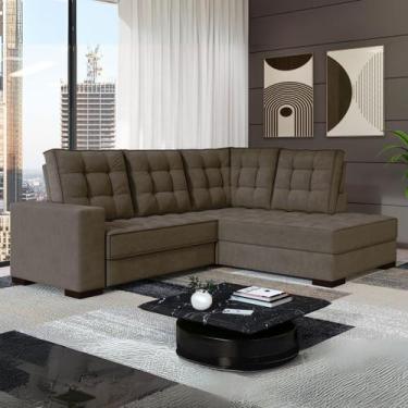 Imagem de Sofá Canto Retrátil e Reclinável Munique Tamanho 220cm X 175cm - Arte 