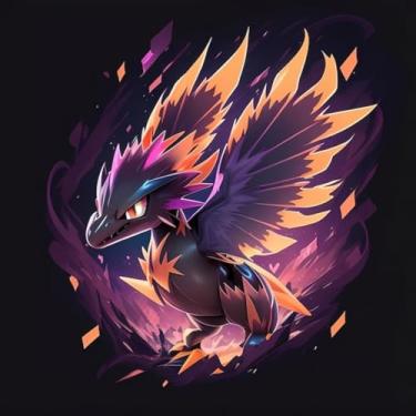 Imagem de Adesivo de Parede Estilo Anime com Monstros Fofinhos para Quarto Infantil - Lumanex 30x30cm