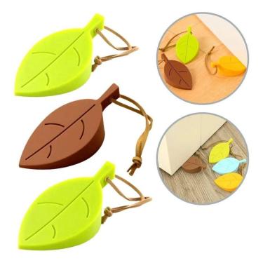 Imagem de Peso Porta Protetor Prendedor Segura Aparador Kit 3 Unidades