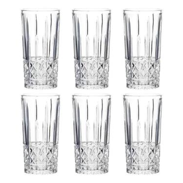 Imagem de 2X Jogo De 6 Copos Altos 300Ml Cristal Collection Class Home