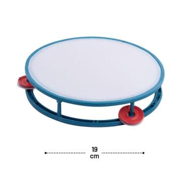 Imagem de Pandeiro Infantil 19cm Color - Tudo em Caixa