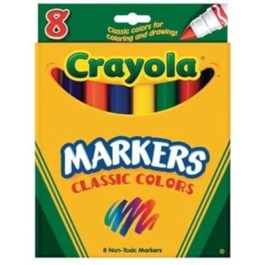 Imagem de Crayola 8 Nontoxic Classic Colors Markers 8 pk (Pack of 6)