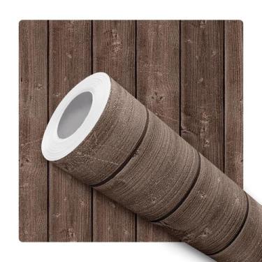 Imagem de Papel De Parede Vinílico Madeira Ripa Natural Sala Quarto 5m - DELIQUA