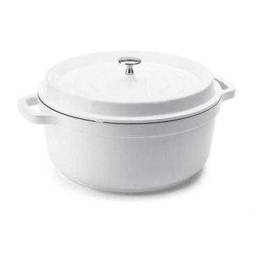 Imagem de Caçarola Hércules Revestimento Ceramico Indução Branca 4,3L 25,4X11CM 
