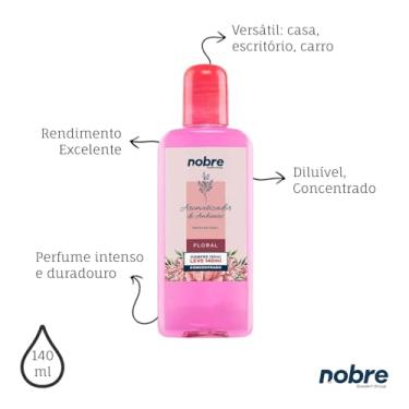 Imagem de Aromatizador de Ambientes Nobre 140ml – Fragrância Floral Concentrada e Duradoura