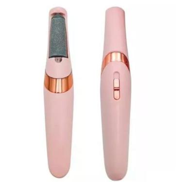 Imagem de Lixador de Pé Elétrico - Esfoliador Tira Calos Pedicure Portátil Marisa Lixa Elimina Calo Portátil Usb Pilha