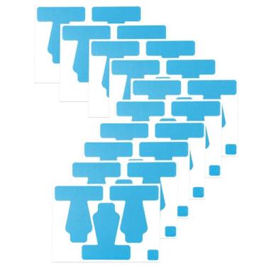 Imagem de 10pçs Polegar Suporte Fita, Auto-adesiva Kinesiologia Polegar Suporte Tala Tiras Protetoras Elástica Fita Atlética para Esporte Trabalho Doméstico Articulação (Azul)