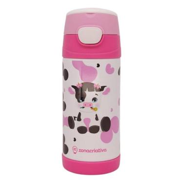 Imagem de Garrafa Térmica Top Handle 350Ml Vaquinha Zuzu Zona Criativa