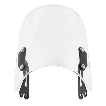 Imagem de Para- de Tela Frontal de Motocicleta, Defletores de Para-, Pc, Resistência Ao Vento Reduzida, Para- de Carenagem para 350 2022 a 2024 (Transparente)