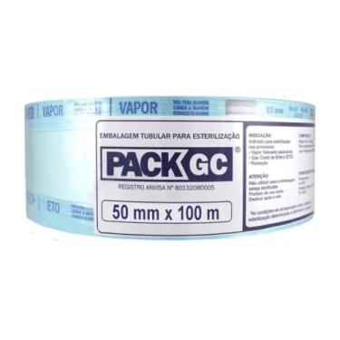 Imagem de Rolo para Esterilização em Autoclave, 5 cm x 100 m, Papel Grau para Alicate e Instrumentos