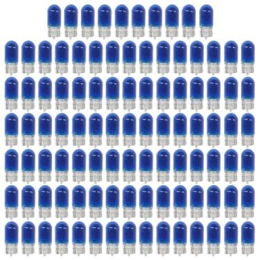 Imagem de DUSCOKE 100 peças T10 194 lâmpadas de seta de luz de freio de carro - 12V 5W 168 2825 W5W lâmpada miniatura lanterna traseira carro pé plano mini luzes - lâmpadas indicadoras de largura de halogênio