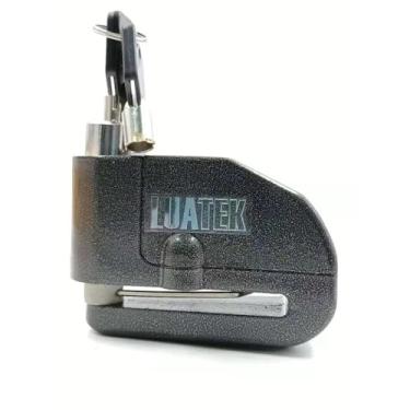 Imagem de Cadeado Trava De Disco Moto Com Alarme 110dB Antifurto Sensor De Movimento Pino 7mm Metal Resistente À Prova d’Água Trava De Segurança Moto Scooter Bicicleta Chaves Codificadas