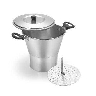 Imagem de Mini Cuscuzeiro Vermelho (GRAFITE PRETO)