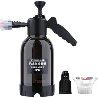 Imagem de Pulverizador Manual de Pressão,Grande 2L, Borrifador, Alta Pressão, Bico Ajustável, Gatilho Ergonômico,‎Snow Foam