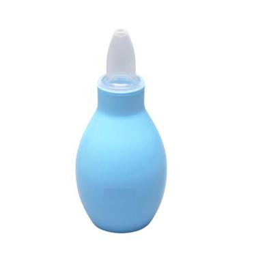 Imagem de Sugador nasal para bebes azul em silicone - WESTERN Aspirador Nasal Be