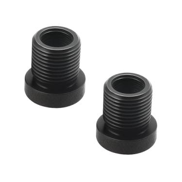 Imagem de Sandfren Adaptador de rosca de carro e arruela de borracha, 2 peças 1/2-28 a 3/4-16 de substituição do protetor de rosca do veículo, acessórios de reparo automotivo, universal para caminhão automotivo