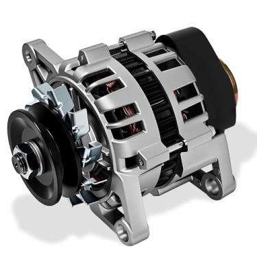 Imagem de Gerador Compacto Sem Escovas De Ímã Permanente De 800W/1300W/1500W, 220V, Com Estabilizador De Tensão E Fio De Cobre Puro. Gerador De Baixa Velocidade De 900-6000 RPM para Iluminação(1300W)