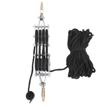 Imagem de Zhjvihx Bloco e Equipamento de de Polia, Gancho de Liga de Zinco Resistente Girando 270 Graus Corda de Alta Resistência à Prova de Ferrugem Com Grande Capacidade de Carga, para (Z