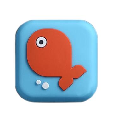 Imagem de Ainoli maçaneta da porta dos desenhos animados rolha pára-choques protetores de parede maçaneta crash pad design autoadesivo para casa (Peixe)