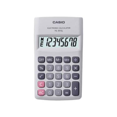 Imagem de Calculadora de Bolso Casio HL-815L 8 Dígitos Branca