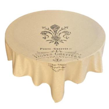 Imagem de Jogo Mesa Toalha E Guardanapos Em Linho 4 Lugares Estampa - Magnolia S