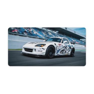 Imagem de HouLaiZhe Speed ​​Sports Car S2000 JDM Gaming Mouse Pads JDM Car Desk Pads Grandes Mousepads para teclado de mesa tapete de computador 30 x 60 cm