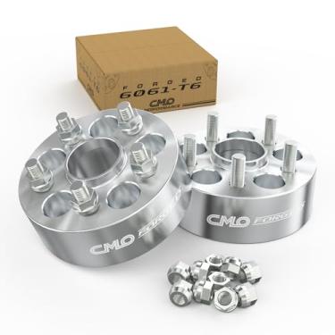 Imagem de Customadeonly Espaçadores de roda Hubcentric de 50 mm (2 polegadas) 5 x 100 compatíveis com Toyota Corolla Prius Camry Matrix Celica, Scion tC xD, Lexus CT200h ES250, Pontiac Vibe (2 peças 54,1 mm M12