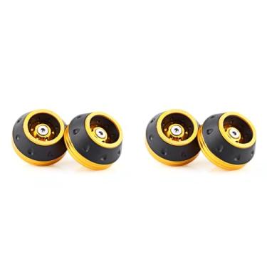 Imagem de Acouto 2 Pares de Quadro de Garfo Deslizante, Cnc, Alumínio, Garfo Dianteiro, Quadro de Roda, Protetores contra Acidentes, Motocicleta, Proteção contra Queda, Scooter, Ciclomotor