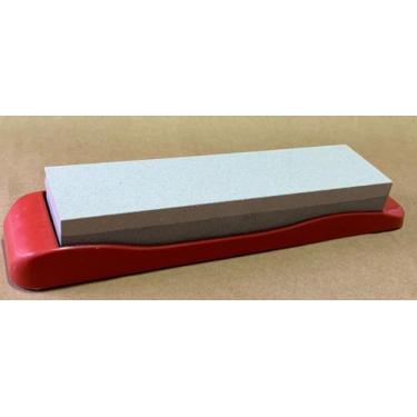 Imagem de Pedra Afiar Amolar Dupla Face Com Suporte - Ganesh