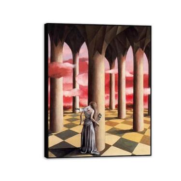 Imagem de Remedios Varo Pintura em tela Pain Poster Remedios Varo Decoração de casa Surrealismo Imagem de arte de parede para sala de estar quarto banheiro decoração de parede 60 x 50 cm (24 x 20 polegadas