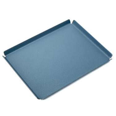 Imagem de Bandeja organizadora de alumínio para mesa e entrada – capa de metal minimalista para chaves, joias, carteira | A6, azul | da PROGETTO2.70