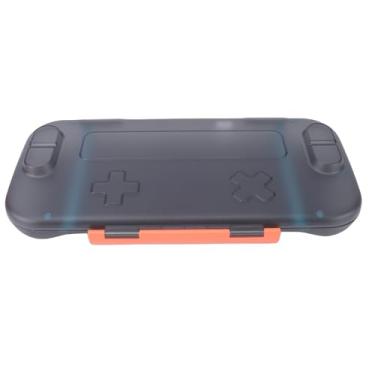 Imagem de Serounder Capa Rígida Protetora para 2 Consoles de Jogos Modelo 2025, Capa ABS Fina e Leve Com Almofadas de Silicone para Absorção de Choque Design de Trava de Clipe Preciso para (Laranja)