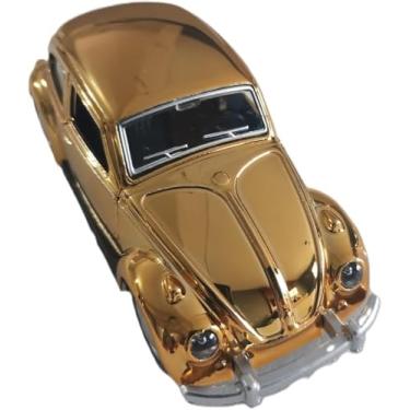 Imagem de Carrinho de Metal em Miniatura que Abre Portas (Dourado)