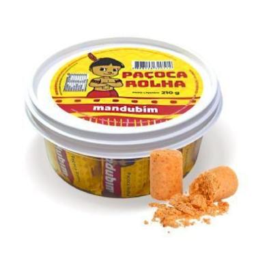 Imagem de Doce Paçoca Rolha Embrulhada 210g - Mandubim 15 Unidades