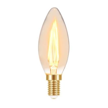 Imagem de Lâmpada Led Filamento Vela B35 Âmbar E14 Taschibra - 110V