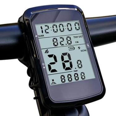 Imagem de VBESTLIFE Computador de Bicicleta GPS, Computador de Ciclismo Sem Fio de Tela Grande de 2,4 Polegadas Com Bateria de 1200mAh e Luz de Fundo Manual para Bicicleta de Estrada de Mountain
