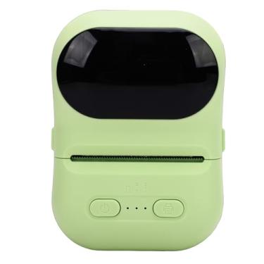 Imagem de Fabater Fabricante de Etiquetas Portátil, Máquina de Fazer Etiquetas de Bolso, Impressora Preta e Branca de Bolso Portátil Com Impressora Térmica de Código de Barras de Aplicativo para (GREEN)