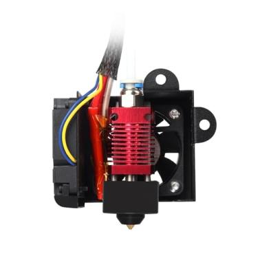 Imagem de Compatível com o kit completo de hotend Creality Ender 5 Plus - Extrusora de 1,75 mm, bico de 0,4 mm, bloco de aquecimento de alumínio. Peça de reposição para impressora 3D.