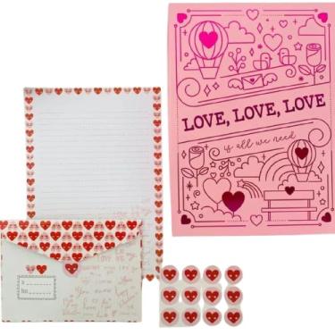 Imagem de Caixa de Papéis de Carta Decorados + Envelopes — “Love is All We Need” - Dia dos Namorados, Presente, Amor