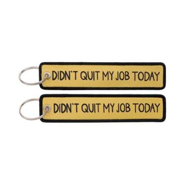 Imagem de Chaveiro Bordado Cool Man Série De Citações Etiquetas Para Carros Moto