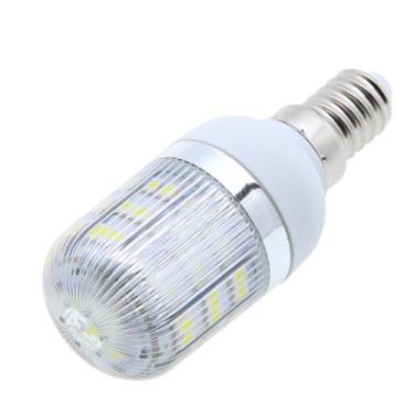 Imagem de Lâmpada de milho LED 48 3528 SMD 2 5W E14 110V Ultra Brilhante Ângulo Iluminação 360 Econômica Energia Longa Vida Útil com Capa para Decoração Escritó